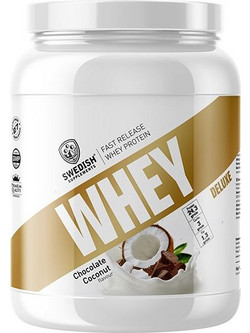 Swedish Supplements Whey Deluxe Chocolate Coconut Πρωτεΐνη Ορού Γάλακτος Γράμμωσης 920gr