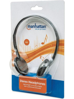 Manhattan 177481 Ενσύρματα Ακουστικά On Ear Μαύρα