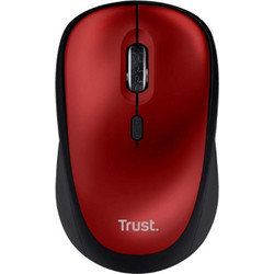 Trust Yvi+ Ασύρματο Mini Ποντίκι Red