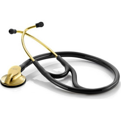 Στηθοσκόπιο ADC USA Adscope(R) 600 Platinum Cardiology Stethoscope Gold Finish/Black Tubing
