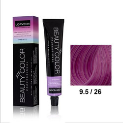 Lorvenn Beauty Color 9.5/26 Αμέθυστος Ανοιχτός Μόνιμη Βαφή Μαλλιών 70ml