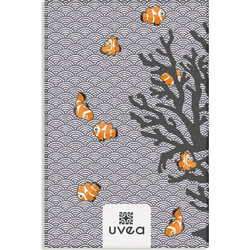 Uvea Clown Fish Πετσέτα Θαλάσσης Γκρι 70x140cm 91-89