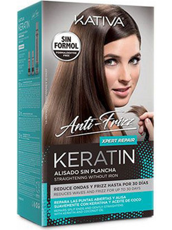 Kativa Alisado Anti-Frizz Xpert Σετ Ισιωτικής Θεραπείας Μαλλιών Κερατίνης για Επανόρθωση