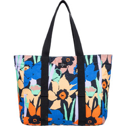 Roxy Mango Passion Tote Υφασμάτινη Τσάντα Θαλάσσης Ώμου Πολύχρωμη ERJBT03321-KVJ6