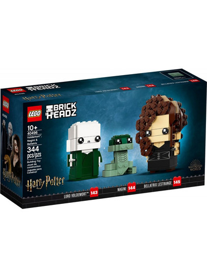 Lego BrickHeadz Voldemort, Nagini & Bellatrix για 10+ Ετών 40496