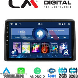 LM Digital ZN4355 Ηχοσύστημα Αυτοκινήτου με Οθόνη Αφής USB Bluetooth & GPS