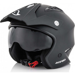 Acerbis Aria Matt Black Κράνος Μηχανής Jet 1050gr