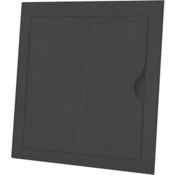Πλαστική πόρτα / θυρίδα εξαερισμού 150x150 σε γραφίτη - 02-801A