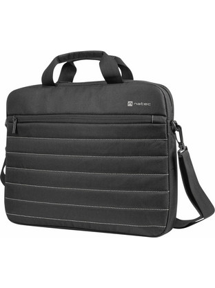 Natec TARUCA Τσάντα Laptop Ώμου 15.6" Black