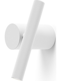 LUCEPLAN Luceplan Doi White Ribbed Σποτ Οροφής Τοίχου - Κινούμενα LED (1A050ADW0002)
