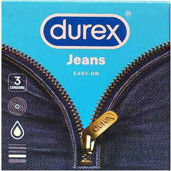 Durex Jeans Προφυλακτικά με Λιπαντικό 3τμχ