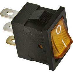 ΔΙΑΚΟΠΤΗΣ-SWITCH ON/OFF 12V 20A 19X14mm ORANGE CARPOINT (0810671)