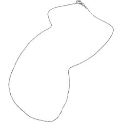 TRIBUTE, 925, ασημένια, καδένα, unisex, 50cm, διαμανταρισμένη, ΜΠΙΛΙΑ 1.8mm με άσπρο, επιπλατίνωμα, χωρίς, νικέλιο,/ΑΣΗΜΙ - 030023003