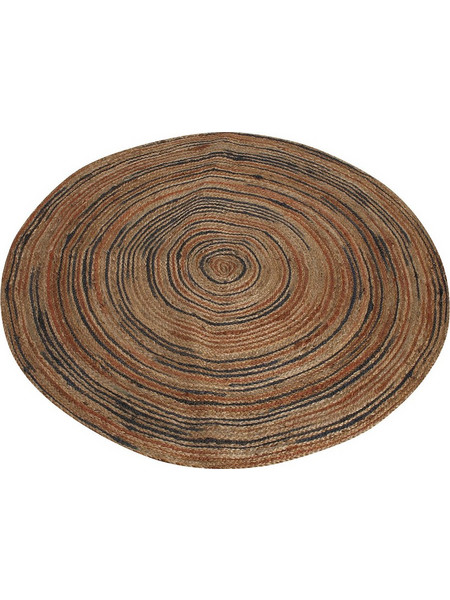 Espiel Χαλί Στρογγυλό 120cm Καφέ XAL102