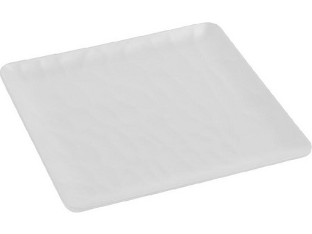 Espiel Πιάτα Φρούτου Μελαμίνης Wavy Matte White 22x22cm 6τμχ MLW348K48-6