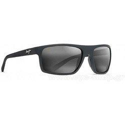 Maui Jim 746-02MR Ανδρικά Γυαλιά Ηλίου Τετράγωνα Κοκάλινα Μαύρα με Πράσινο Degradee Φακό