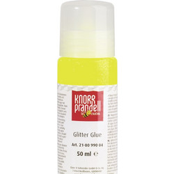Knorr Prandell - Glitter Glue, Neon Yellow 50ml 8099-004