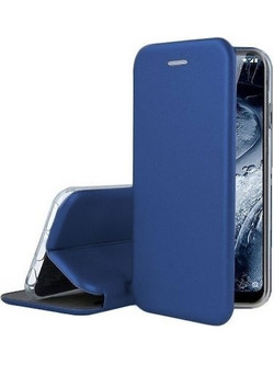 Θήκη Huawei P40 Soft TPU&PU Leather Flip Βιβλίο Smart Magnet Elegance -Μπλε