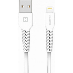 Καλώδιο φόρτισης/ μεταφοράς δεδομένων USB-A/ Lightning 1.2m άσπρο
