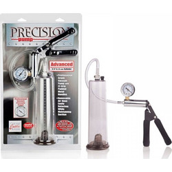 CalExotics Precision Advanced 2 Τρόμπα Πέους Μαύρη Διαφανή