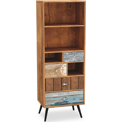 Diommi Mezo REG1 Βιβλιοθήκη 60x29x180cm 60-21530