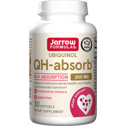 Jarrow Formulas Ubiquinol QH-Absorb 200mg 30 Μαλακές Κάψουλες