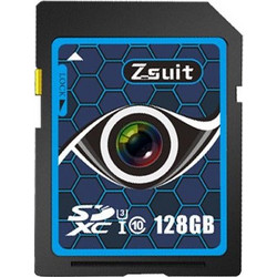 Zsuit Honeycomb Series 128GB Camera Lens Pattern SD Memory Card for Driving Recorder / Camera and Other Support SD Card Devices (OEM)