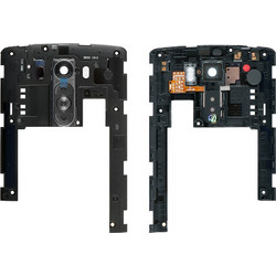 LG D855 G3 BLACK CAMERA COVER + LENS + REAR BUTTON ORIGINAL SERVICE PACK