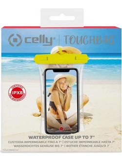 Αδιάβροχη Θήκη Celly Touchbag 7" Κίτρινο
