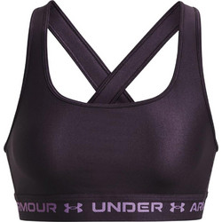 Under Armour Mid Crossback Αθλητικό Μπουστάκι με Μέτρια Στήριξη & Αφαιρούμενη Ενίσχυση Σομόν 1361034-541
