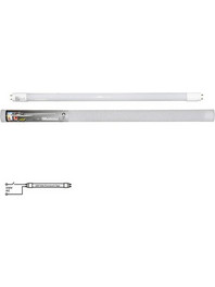Λάμπα LED γυάλινη T8 60cm 9W 230V με τροφοδοσία στο 1 άκρο 3000Κ θερμό λευκό φως SMD 2835 - 13-01900