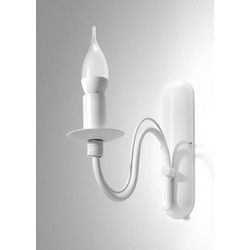 Απλίκα Τοίχου Sollux Minerwa White SL.0216