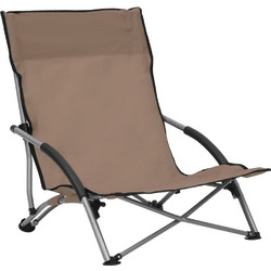 vidaXL Set Καρέκλες Παραλίας Πτυσσόμενες 2τμχ Taupe 312492