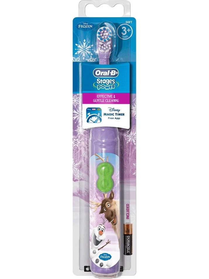 Oral-B Stages Power Kids Frozen 3+ Battery Παιδική Ηλεκτρική Οδοντόβουρτσα