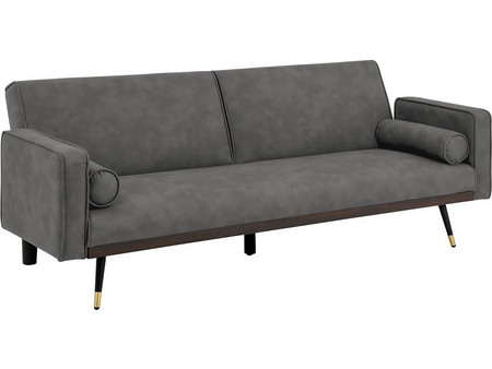 Woodwell Click Τριθέσιος Καναπές Κρεβάτι Γκρι 192x98x37cm Ε9443,1