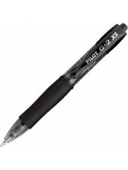 Pilot G-2 XS Pixie Στυλό Gel 0.7mm Μαύρο BL-G2-XS-7-B