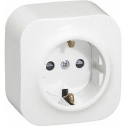 LEGRAND FORIX 782420 Πρίζα σούκο 2Π+ Γ 16A 250V Λευκό