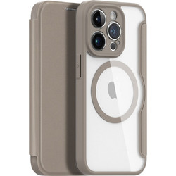 Dux Ducis Skin X Pro MagSafe Book Beige (iPhone 14 Pro Max)