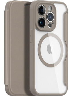 Dux Ducis Skin X Pro MagSafe Book Beige (iPhone 14 Pro Max)