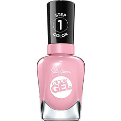 Sally Hansen Miracle Gel Step1 160 Pinky Promise Gloss Βερνίκι Νυχιών Μακράς Διαρκείας Quick Dry 14.7ml