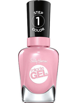 Sally Hansen Miracle Gel Step1 160 Pinky Promise Gloss Βερνίκι Νυχιών Μακράς Διαρκείας Quick Dry 14.7ml