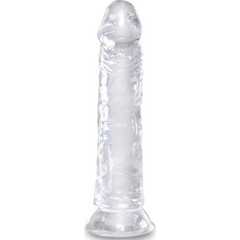 Pipedream King Cock Ρεαλιστικό Dildo με Βεντούζα 19.7cm Clear