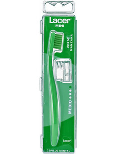 Lacer Mini Medium Οδοντόβουρτσα Πράσινη