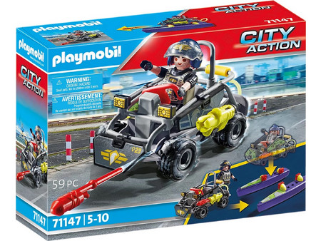 Playmobil Αμφίβιο Όχημα Ειδικών Δυνάμεων για 5-10 Ετών 71147