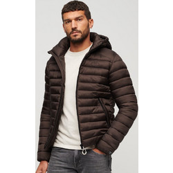 Superdry Ανδρικό Μπουφάν Χειμωνιάτικο Puffer Καφέ M5011821A-8PZ