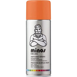 Minos Σπρέι Βαφής Ral2003 Πορτοκαλί Παστέλ 400ml