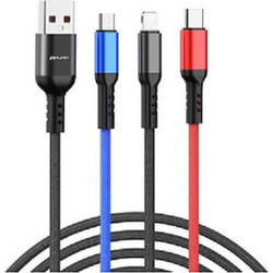 Καλώδιο γρήγορης φόρτισης Fast charging 3 σε 1 AWEI CL-971