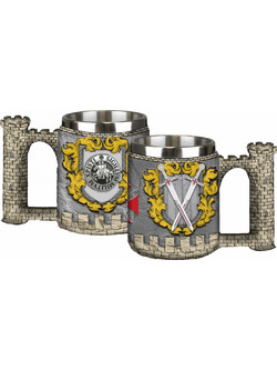 Ποτήρι Διακοσμητικό Tole10 Templar Castle Resin Mug 39383