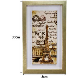 Κάδρο με σχέδιο Παρίσι 30*8cm - Frame