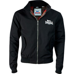 Lonsdale Harrington Sanna Αθλητικό Ανδρικό Μπουφάν Χειμωνιάτικο Bomber Αντιανεμικό Μαύρο 113660